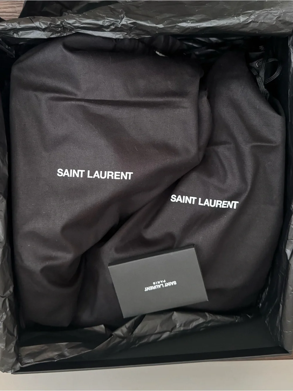 Saint Laurent mens suede boot